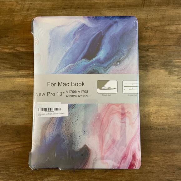 MacBook Pro 13” 2016-2020 pink/blue sandstone design - Picture 1 of 3